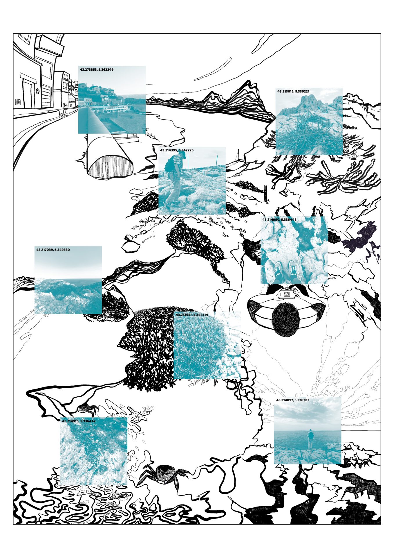 Carte des Calanques